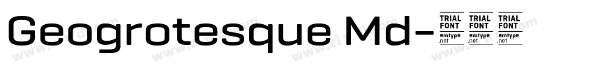 Geogrotesque Md字体转换